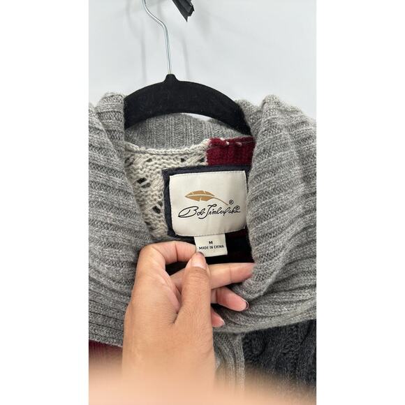 Bob Limley AKA wool longline cardigan lagenlook quirky artsy size M - Picture 3 of 8